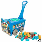 Blocs de construction Color Block Valise Voiture de police 30 Pièces [2 Unité