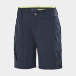 Helly Hansen Seglarshorts Quick-Dry Cargo, Navy, dam, 34"