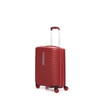 MODO by Roncato Vega Trolley Rigide Extensible Cabine 4 Roues avec TSA, Rouge, 55 x 40 x 20-25 cm, Vega