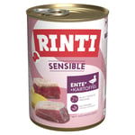 RINTI Sensible 6 x 400 g -ankka, peruna & kananmaksa