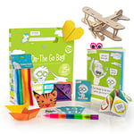 The On The Go Bag, Travelling Games for Kids, Grab and Go Travel Card Games for Car, Airplanes, Ages 4+