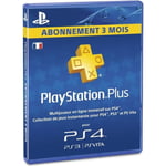 Abonnement Playstation Plus 3 Mois PS Vita-PS3-PS4