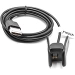 Vhbw - Câble de charge 94cm Station de charge pour Garmin Vivosmart 4 smartwatch noir Câble de données