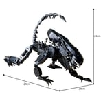 MOC Alien Xenomorph 9'' Action Figures Building Blocks With DIY Body Change