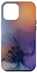 Coque pour iPhone 13 Pro Max Violet et Orange Ombré Moderne Artistique Floral Minimaliste