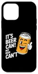 iPhone 12 mini Retro Beer Can Winking 1950s Style with Funny Beer Slogan Case