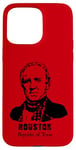 Coque pour iPhone 15 Pro Max Président général Sam Houston République Texas Revolution USA