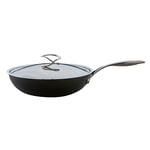 Circulon Style Hard Anodised Stirfry with Lid, 30cm