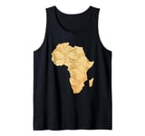 Africa Map Black Culture African Roots South Africa Pride Tank Top