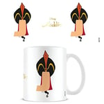 Disney Alphabet Mug personnalisé (J for Jafar Design) Tasse à café en céramique 325 ml dans un coffret cadeau Disney – Produit officiel