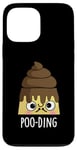 Coque pour iPhone 13 Pro Max Jeu de mots amusant Poo-ding