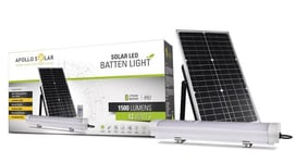 Palmako Led lysarmatur solcelledrevet x1500 komplett kit med solcellepanel m.m. 