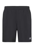 New Balance Core Run 2 In 1 7 Inch Short Svart