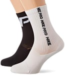 Nike W N AIR ANKLE-2PR NIKEPRO Chaussettes Femme, Multi-Color, FR : S (Taille Fabricant : 4-5.5)