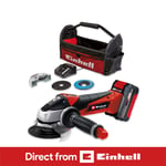 Einhell Cordless Angle Grinder 115mm 18V With Battery Charger TE-AG 18/115 PXC