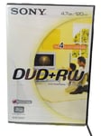 Sony DVD RW Single Rewritable DVD+RW 120 Minutes 4.7GB | 8x New & Sealed