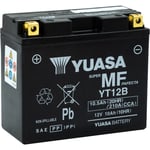 Agm underhållsfri yuasa - Underhållsfritt batteri yt svart