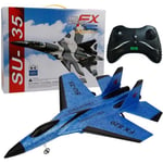 Avion SU-35 RC Télécommande Planeur EPP Foam - likaiyehio - JFX-820 - Bleu - Portée 100m