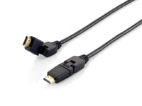 equip High Speed HDMI Cable with Ethernet - Câble HDMI avec Ethernet - HDMI mâle pour HDMI mâle - 5 m - noir