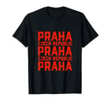 Praha Prague Vintage Czech Republic Travel Europe Souvenir T-Shirt