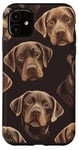 Coque pour iPhone 11 Motif chien labrador retriever en chocolat