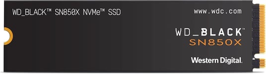 WD_Black SN850X 2TB M.2 2280 PCIe Gen4 NVMe Gaming SSD up to 7300 MB/s read spe