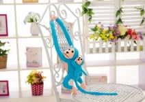 Leantoys Plush Baby Monkey Maskot Blå 70 Cm