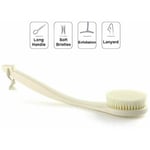 Jalleria - Brosse de lavage Brosse De Bain Pour Le Dos Brosse De Bain Pour Dames, Dos Courbé Avec Manche Long Accessoires De Bain Brosse De Douche