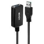 LINDY 43155 5m USB 3.0 Active Extension Cable, Black (US IMPORT)