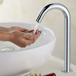Robinet à détecteur automatique, robinet à détecteur infrarouge de haute qualité, robinets de salle de bains en laiton, robinet de lavabo à eau