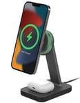 ZAGG mophie Snap+ 15W charging stand & Pad with UK Adapter, Qi-Enabled devices