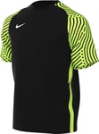 Nike Boys' Strike II Jersey SS Youth T-Shirt, Black/Volt/White, 146-158