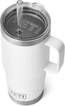 YETI Rambler 25 Oz Tumbler with Handle and Straw Lid, Travel Mug Water Tumbler,