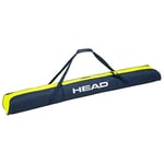 HEAD Sac à Skis Double Skitasche Unisexe-Adulte, Bleu Jaune, 195 cm