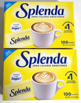 Splenda No Calorie Sweetener  3.5oz  - 2 PACKS LOT - 200 packets