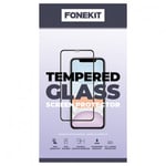 FoneKit Full Cover skærmbeskyttelse, iPhone 13 Pro Max, sort