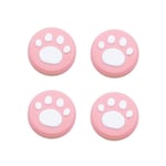 4 kpl Cat Paw Thumb Stick Grip Cap Cover PS3 / PS4 / PS5 / Xbox One / Xbox 360 -ohjaimen peliohjaimen ohjaussauvakotelon tarvikkeet