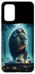 Coque pour Galaxy S20+ Lion DJ : musique électronique de House Animal Lovers Jungle Funny