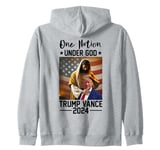 Trump Hand Of God Christian America Zip Hoodie