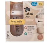 Tommee Tippee Natural Start Anti-Colic Baby Bottles (Pack of 2) - 340ml