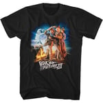 Back To The Future - 3 Cowboy Hats - Short Sleeve - Adult - T-Shirt