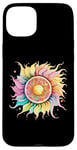 Coque pour iPhone 15 Plus Yoga spirituel Sun Mandala