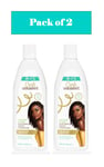 2 x ORS Curls Unleashed Shea Butter & Mango Moisturizing Leave-in Conditioner