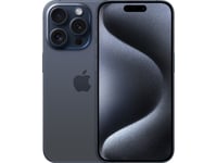 Apple Iphone 15 Pro , 15,5 Cm (6.1"), 2556 X 1179 Piksler, 128 Gb, 48 Mp, Ios 17, Titan, Blå