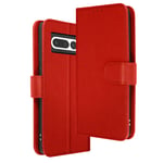 Case for Google Pixel 7 Pro Folio Cover Video Stand Feature Red