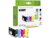 Kmp Multipack B75v - 4-Pack - Svart, Gul, Cyan, Magenta - Kompatibel - Bläckpatron (Alternativ För: Brother Lc1000bk, Brother Lc1000c, Brother Lc1000m, Brother Lc1000y) - För Brother Dcp-330, 350, 540, 560, 750, 770, Mfc-3360, 465, 5460, 5860, 660,