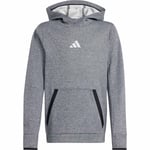 adidas Fleece Hettegenser Barn - Grå - str. 164