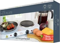 Kitchen Perfected 2000W Double Hotplate Hobs Portable Variable Heat Settings New