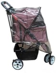 YAOUFBZ RAIN COVER (Dog Puppy Cat Pet Travel Stroller Pushchair Pram Jogger Buggy Swivel Wheels Rain Cover)