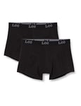 Lee Men's Trunk Boxer Shorts, Black, S